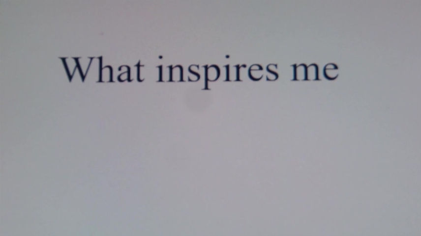 "What Inspires You" (short) 2016